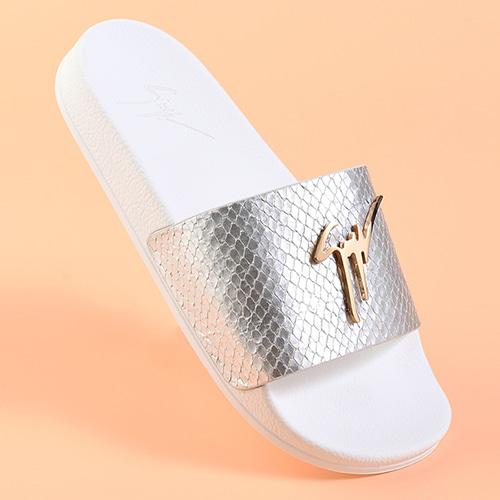 쥬세페자노티 BRETT 브렛 슬리퍼(실버) RS90059 013