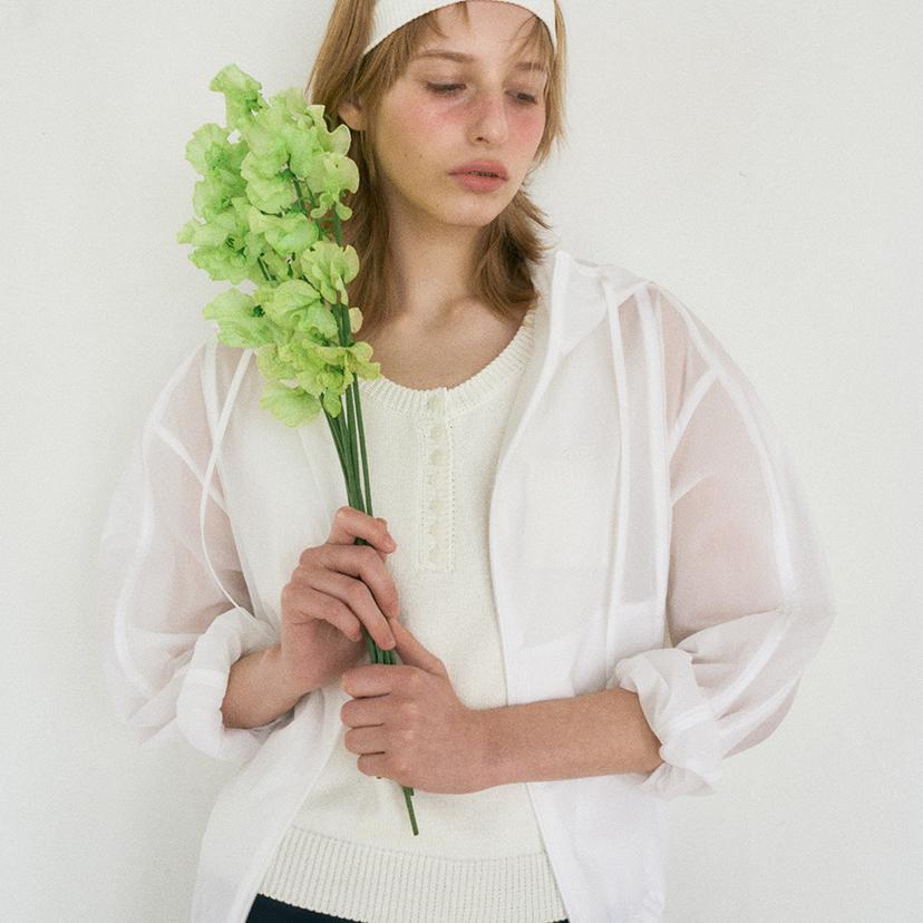 SHEER WIND BREAKER - WHITE