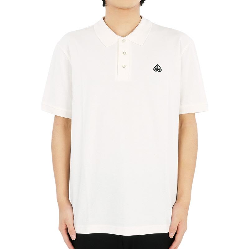 디몬트 24 S/S 무스너클 남성 실버로고 PK 반팔(아이보리) M12MT712 1103