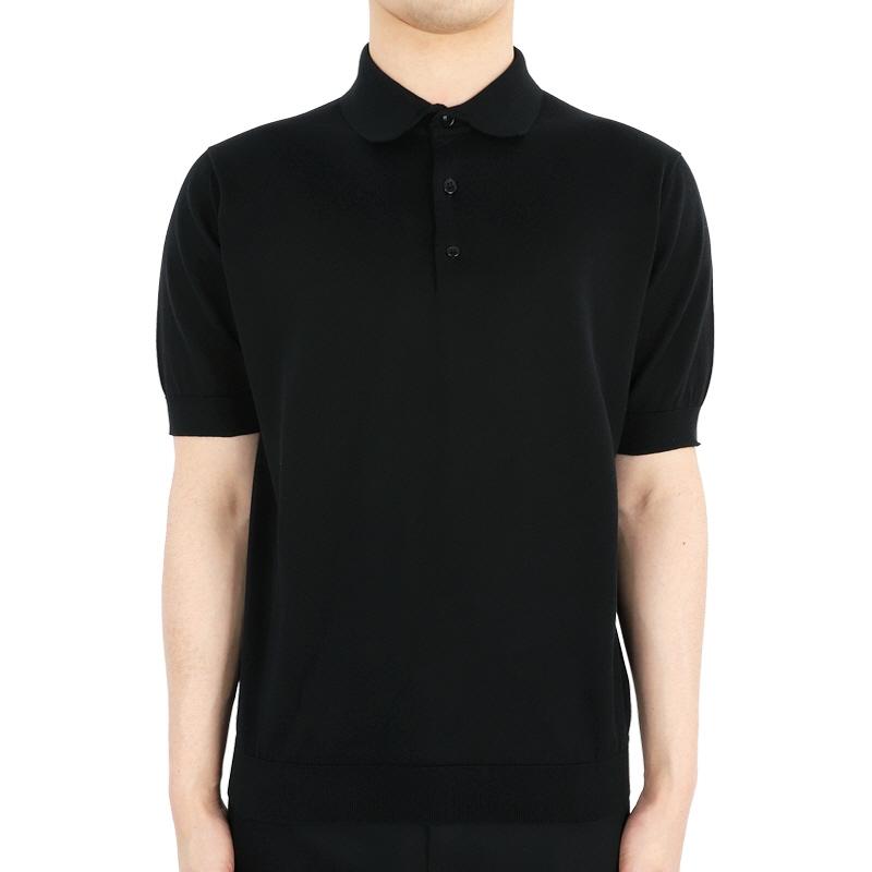 디몬트 24 S/S 라르디니 남성 숏 슬리브 코튼 PK 반팔(블랙) EQLPMC65 EQ62035999