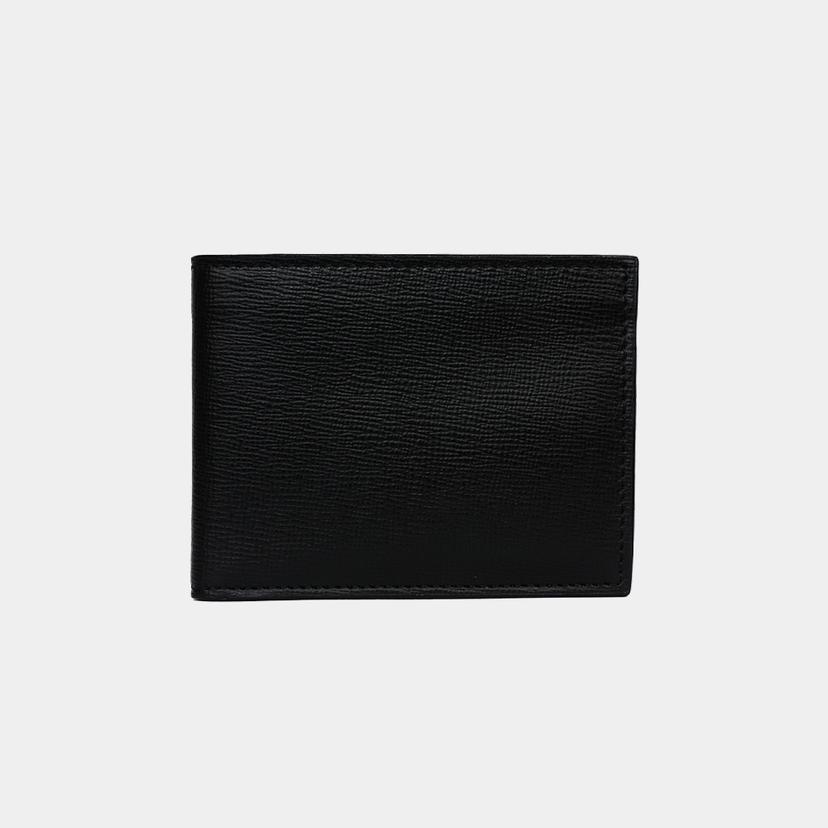 당일배송발렉스트라 6CC V컷 아웃 클래식 레더 반지갑 블랙 남성 ZZV8L37044000NRD