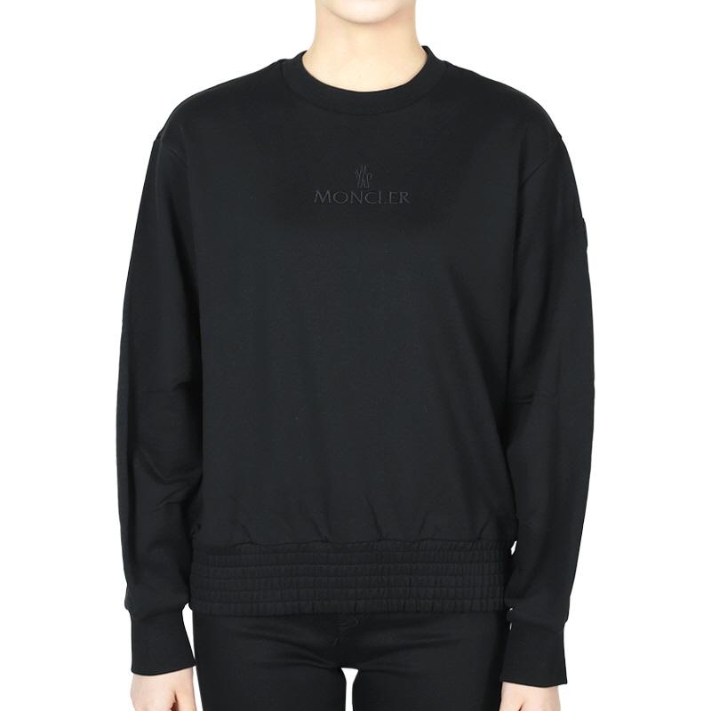 디몬트 몽클레어 여성 엠보 로고 맨투맨(블랙) 8G00006 809KR 999