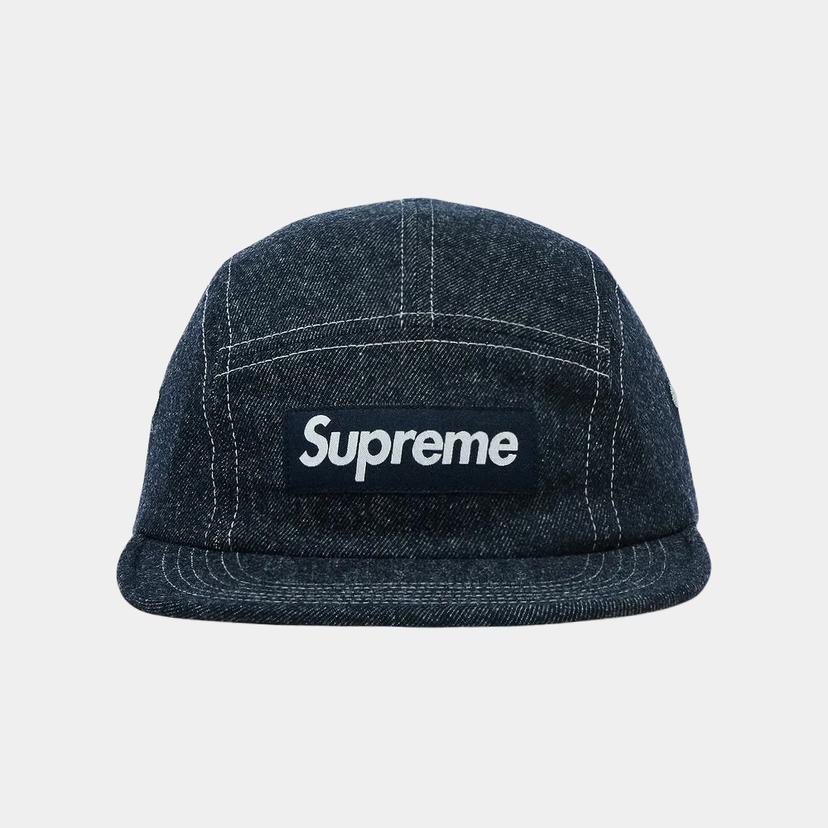 당일배송슈프림 남성 데님 캠프캡 모자 블루 FW24H101 DENIM