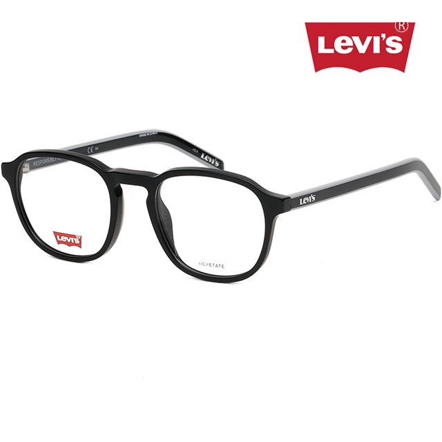 리바이스 안경테 LV1024 807 블랙 명품 뿔테 스퀘어