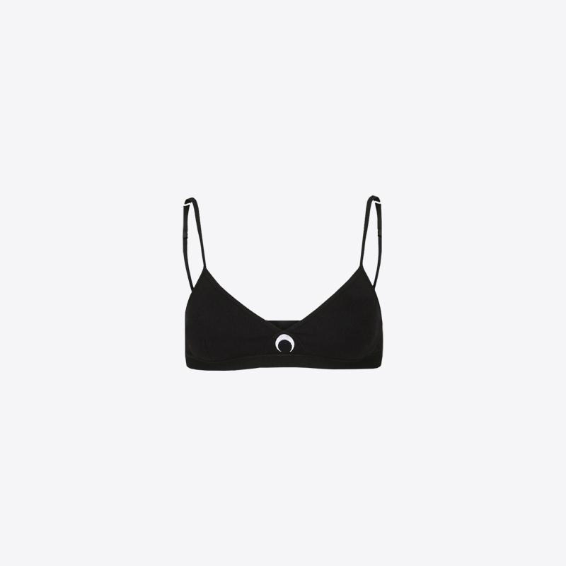 마린세르 여성 오가닉 코튼 립 탑 (블랙) WUW024CJER0011 BK 99