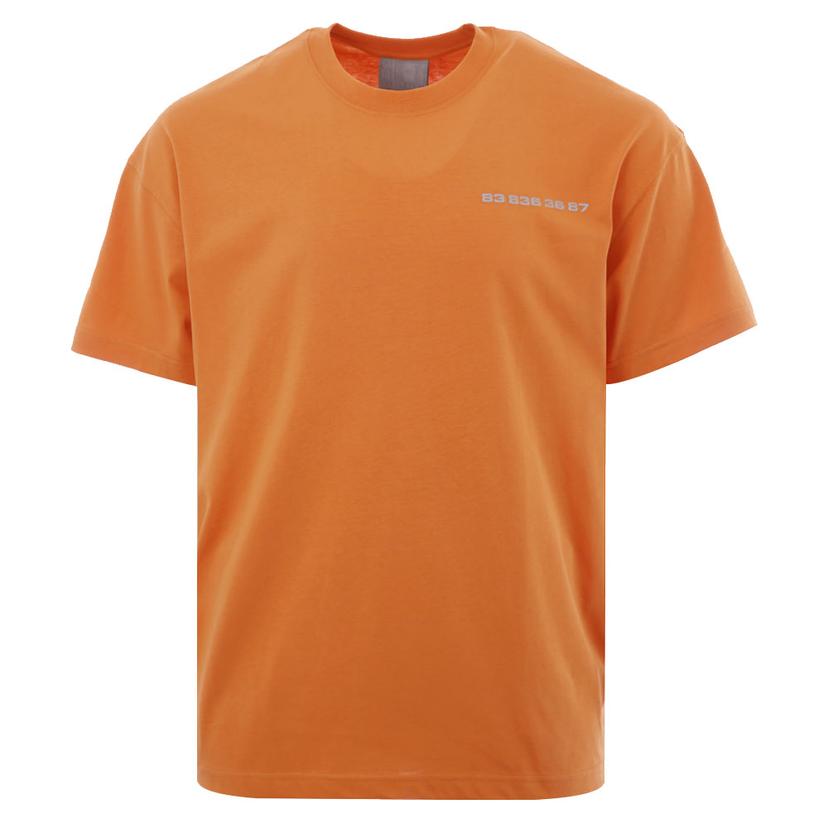 [국내/당일]22SS VL12TR420X FLUO ORANGE 베트멍 넘버 프린팅 반팔티