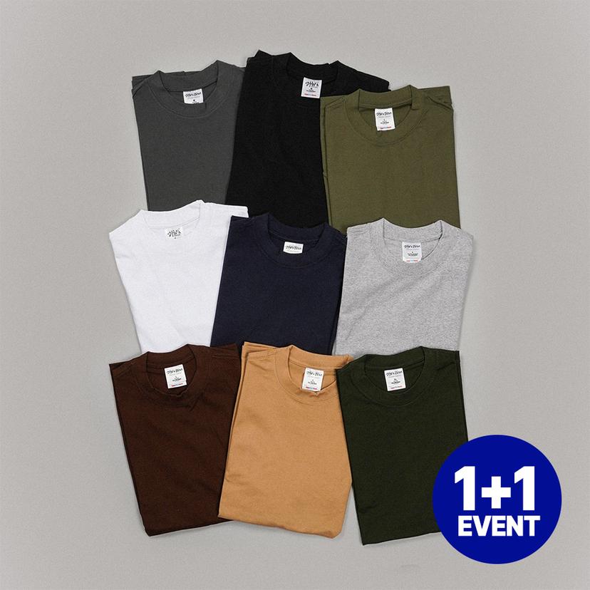 [1+1] 샤카웨어 맥스 헤비웨이트 반팔티셔츠(다중선택)