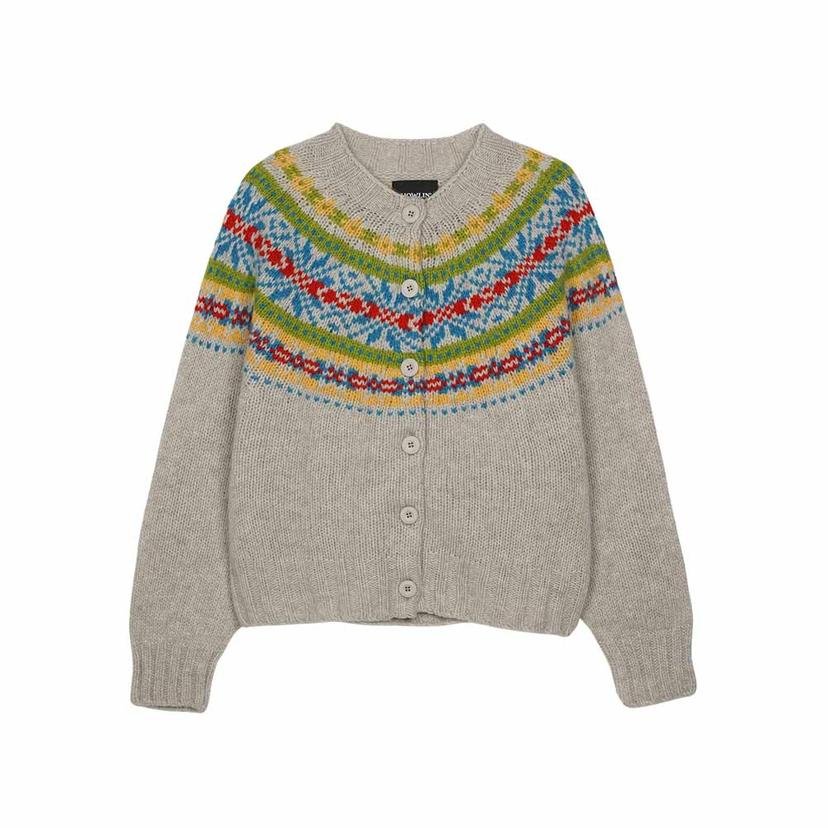 하울린 여성 가디건 MAGIC WAVES-COSMIC LATTE