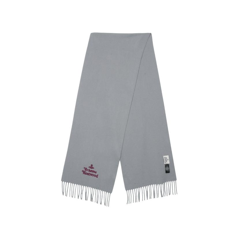 비비안웨스트우드 여성 엠브로이더 로고 스카프 라이트 그레이 81030007-W00Q7-P403