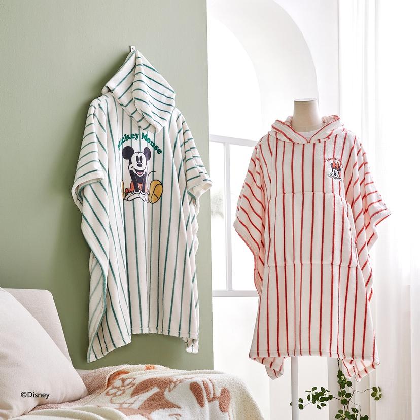 디즈니 입을 수 있는 판초형 극세사 블랑켓 2 style