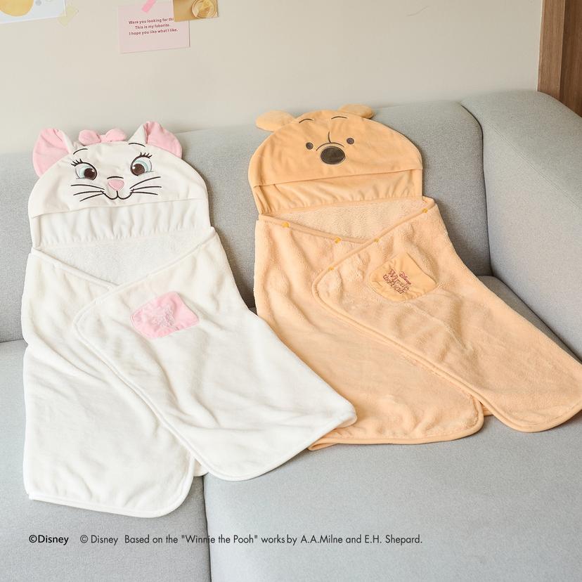 디즈니 페이크퍼 후디 블랑켓 70x120 2 style