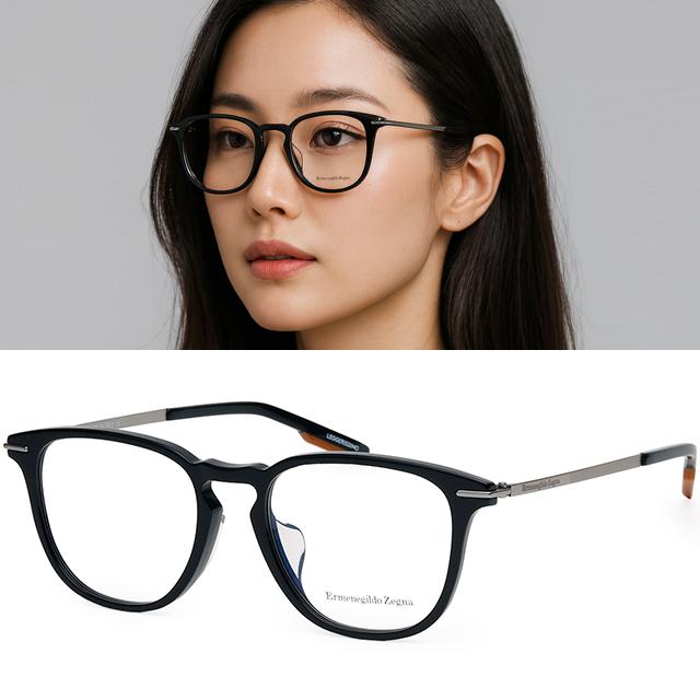 제냐 안경테 EZ5224 D 005 데일리 명품 남성 여성 안경 패션 스타일