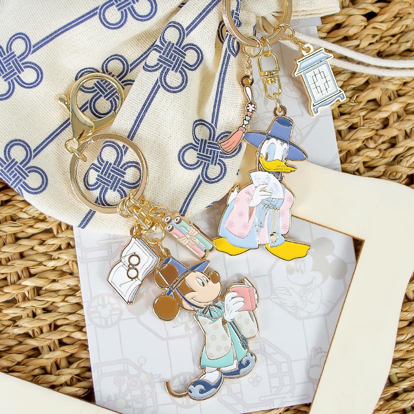 디즈니 미키와 친구들 금속 참 키링