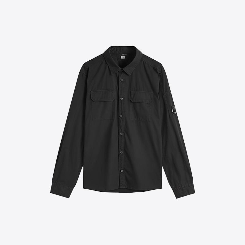 시피컴퍼니 남성 개버딘 렌즈 포켓 셔츠 자켓 (블랙) 18CMSH140A 110143G 999