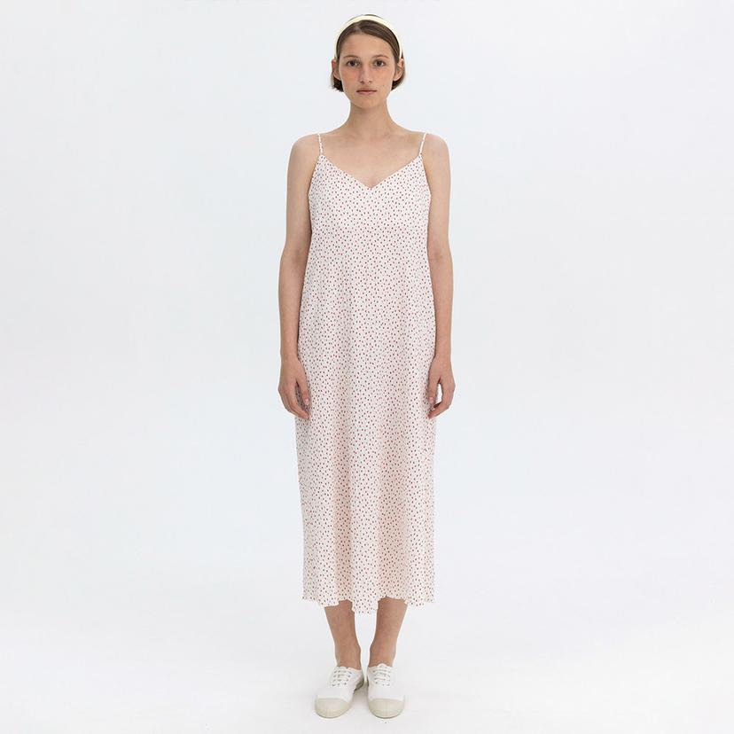 FLOWER BUSTIER ONEPIECE - RED