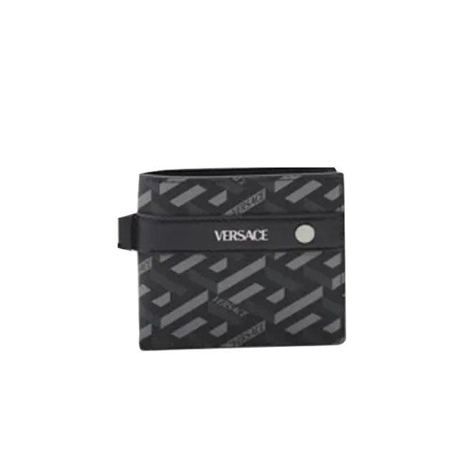 당일배송베르사체 공용 시그니처 스트랩 반지갑 블랙멀티 1002853 1A014445 B05E