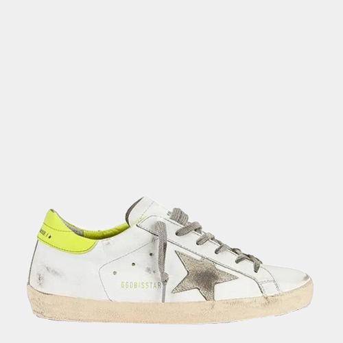 당일배송골든구스 여성 슈퍼스타 클래식 스니커즈 화이트라임그린 GWF00101.F002591 10915