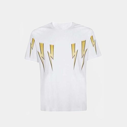 당일배송닐바렛 남성 골드썬더 라운드 화이트 반팔 PBJT782S P538S 1345